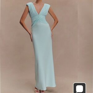 Meshki Monique Maxi Dress Ice Blue